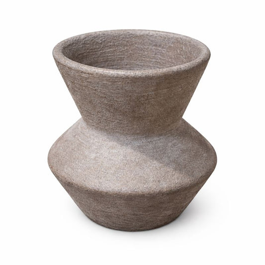 Step Vase – Textured Small (4.5 Inch) | Handcrafted Mini Decorative Vase