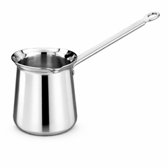 Classic Coffee Pot 2 Cups – Stainless Steel Turkish & Arabic Coffee Maker - Habitt