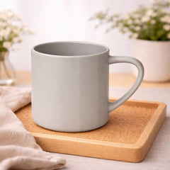 420ML Matte Pastel Ceramic Mugs – Grey