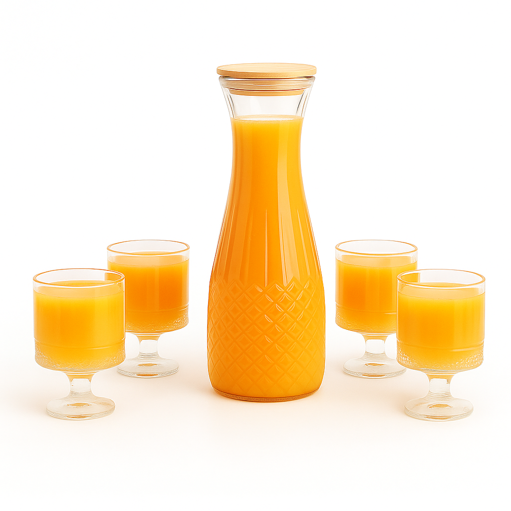 Millenium 7-Piece Water Set – Diamond Cut Design