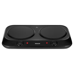 Sencor SCP 2263BK Double Infrared Cooking Plate – 2400W Glass Ceramic Electric Hot Plate with Dual Temperature Control