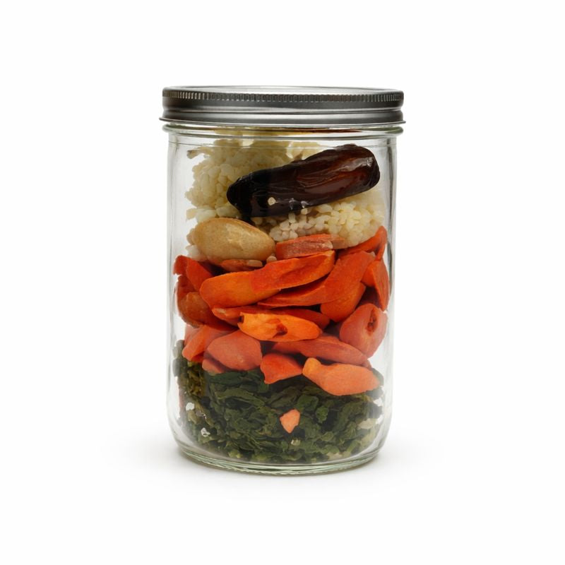 Dried Potpourri Glass Jar – Natural Home Fragrance Decor