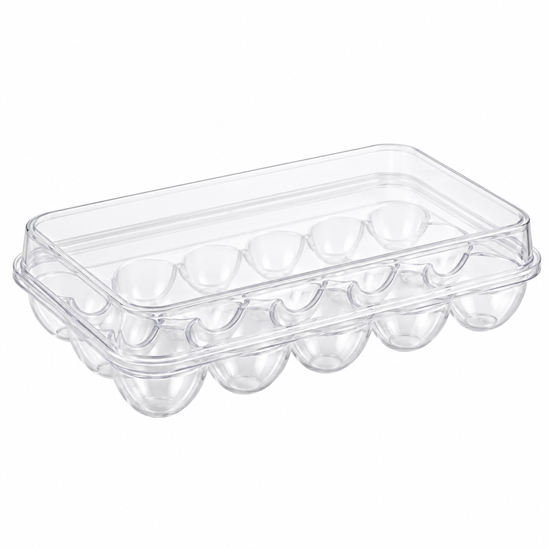 Egg Storage Box with Lid – 15 Pcs & 24 Pcs