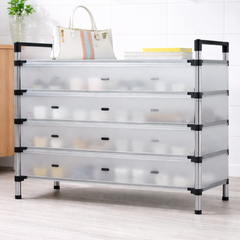 5 Layers Shoe Organizer – Stackable Multi-Layer Shoe Storage Rack - Habitt