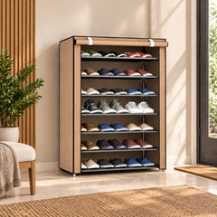 7 Layer Shoe Cabinet | Space Saving Shoe Storage Organizer