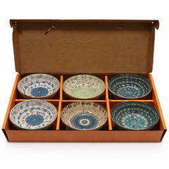 6-Piece Decorative Ceramic Bowl Set - Habitt