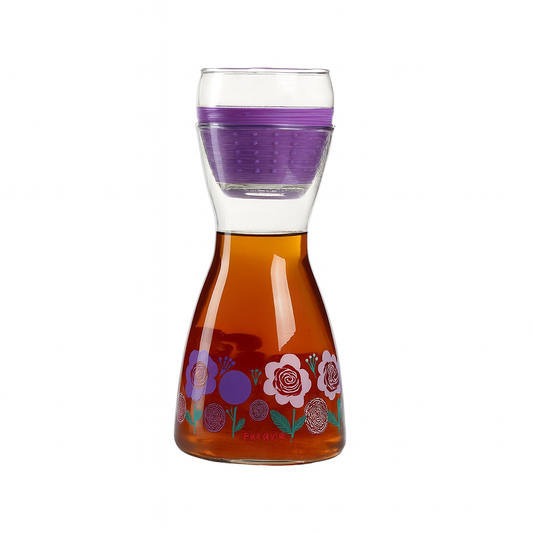 Glass Pitcher & Glass Set – Model 103080 (Floral Design)