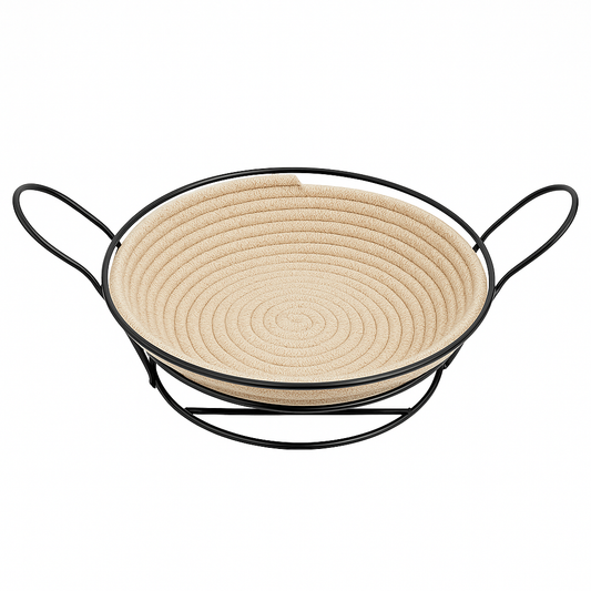 Round Roti Basket – Rope Weave