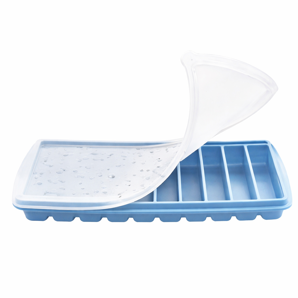 ICE Stick Ice Cube Tray with Cover – Long Ice Stick Mold for Bottles & Tumblers - Habitt