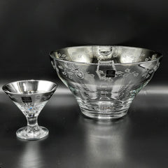 Royal Ophelia Silver Ice Cream Set 7Pc