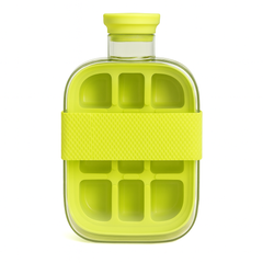 Ice Bottle with Built-In Ice Cube Grid – Portable Cooling Water Bottle (500ml / 800ml)