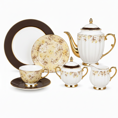 Prestige 24-Piece Tea Set | Stylish Complete Tea Serving Collection