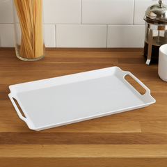 Presentation Serving Tray – Lightweight, Durable, Non-Slip Tray with Integrated Handles for Stylish Food & Drink Service
