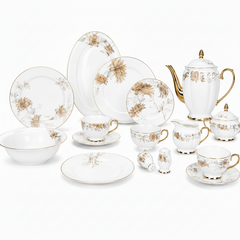 Elegant Dinner Set 65 & 89 Pieces | Complete Dining & Serving Collection