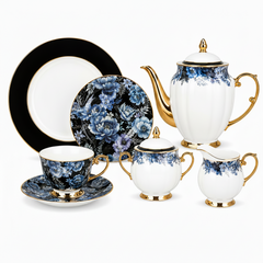 Exquisite 24-Piece Tea Set | Complete Tea Serving Collection