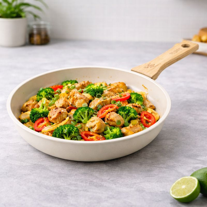 Granite Marble Coating Fry Pan – Non-Stick Cooking Pan (20 cm / 24 cm)