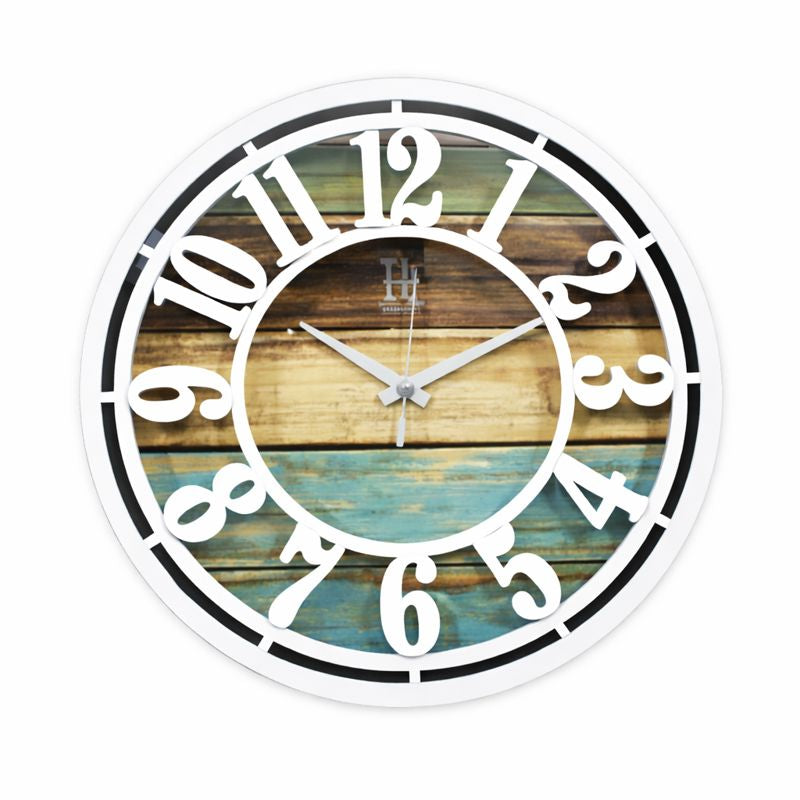 Heritage Wall Clock – Majestic Design 15 Inch Decorative Wall Clock (Plastic Frame) - Habitt
