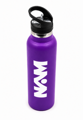 Sport Straw Vacuum Insulated Bottle – Purple Stainless Steel Water Bottle - Habitt