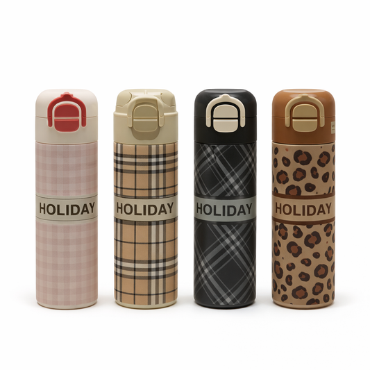 Stainless Steel Vacuum Holiday Bottle H289 – 520ML Insulated Travel Thermos - Habitt