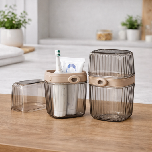 Crystal Portable Toothbrush Holder