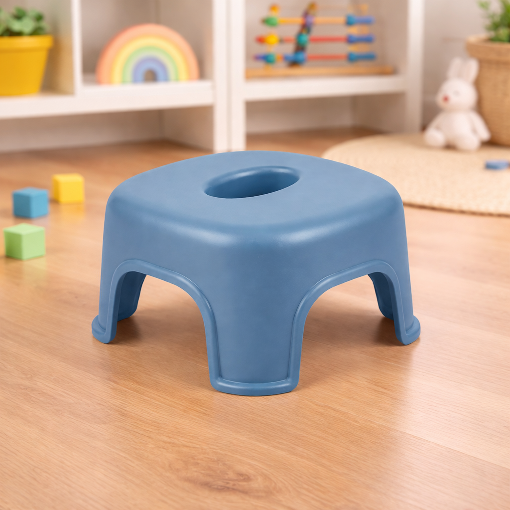 Bath Stool – Durable, Non-Slip Bathroom Seat for Adults & Kids (1 pc) - Habitt