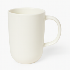 Classic Ivory Ceramic Mug – Minimalist Coffee & Tea Cup