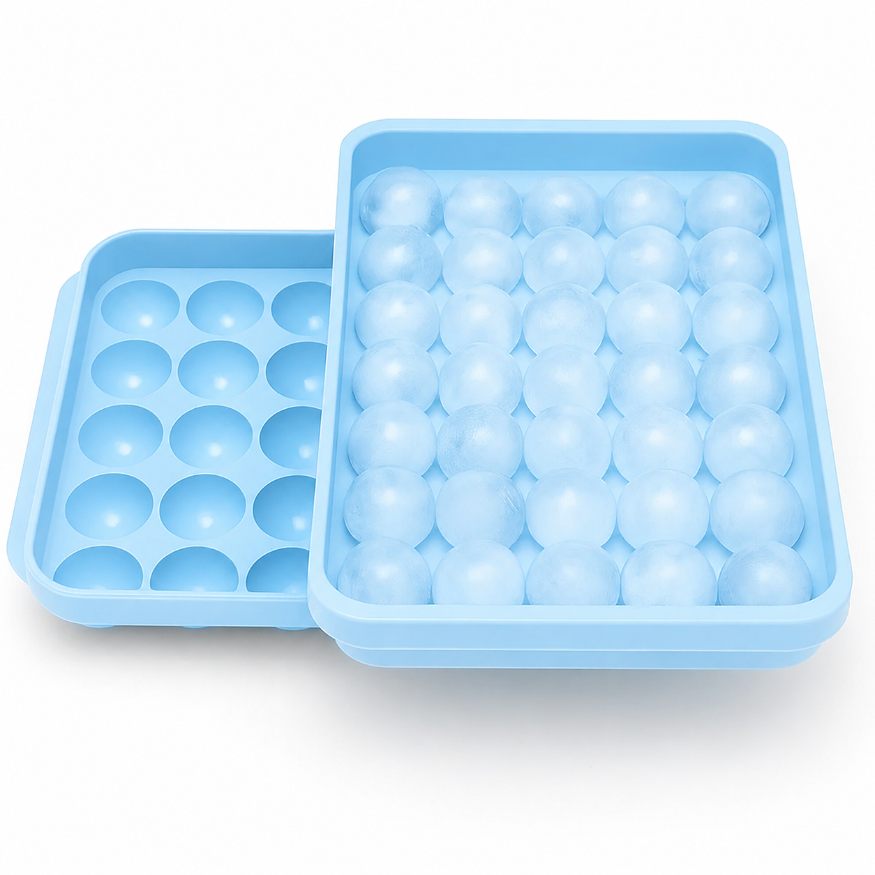 1 Pc Plastic Mini Ice Tray (Assorted Colors) - Habitt