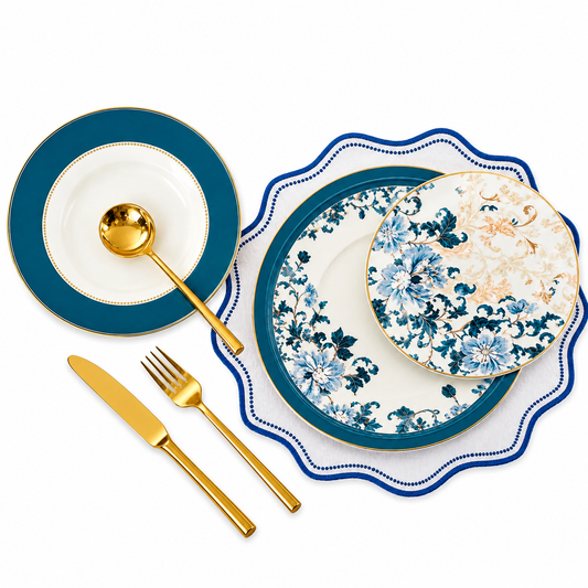 18 PCS Signature Plate Set – Elegant Dinnerware Collection for Home & Entertaining