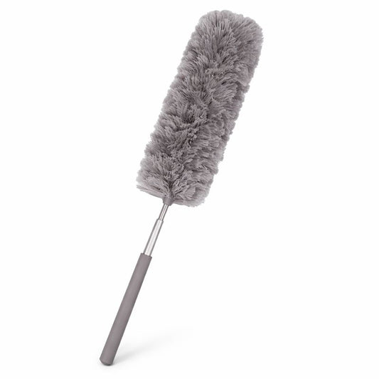 Grey Microfiber Duster 2.8 MTR – Extendable Long Handle Dust Cleaner for Home