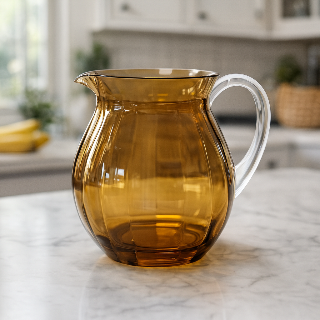 Amber Lassi Jug – Premium Transparent Polycarbonate Pitcher for Lassi, Juice & Water