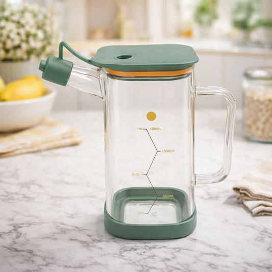 Measuring Oil Jug with Precision Scale – Available in Pink & Green