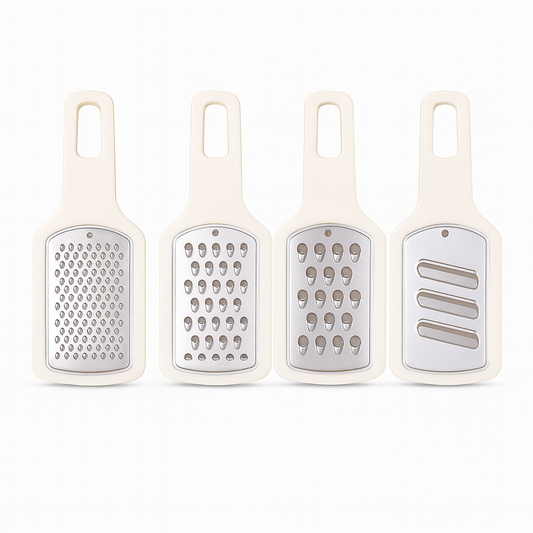 3PCS Grater Multi-Purpose Stainless Steel Kitchen Grater Set for Cheese, Vegetables & Fruits