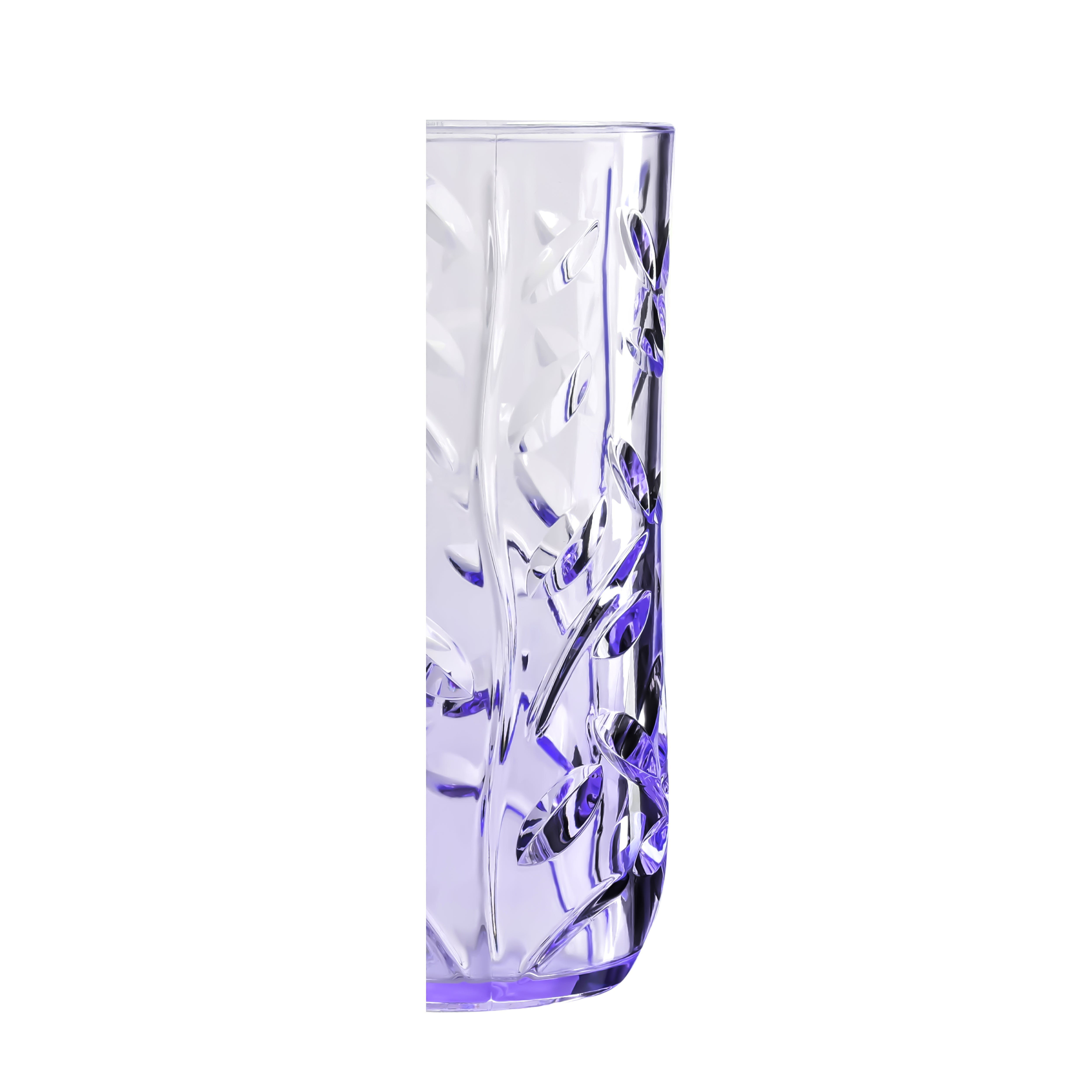 Acrylic Leaves Cut Hb Glass 1Pc