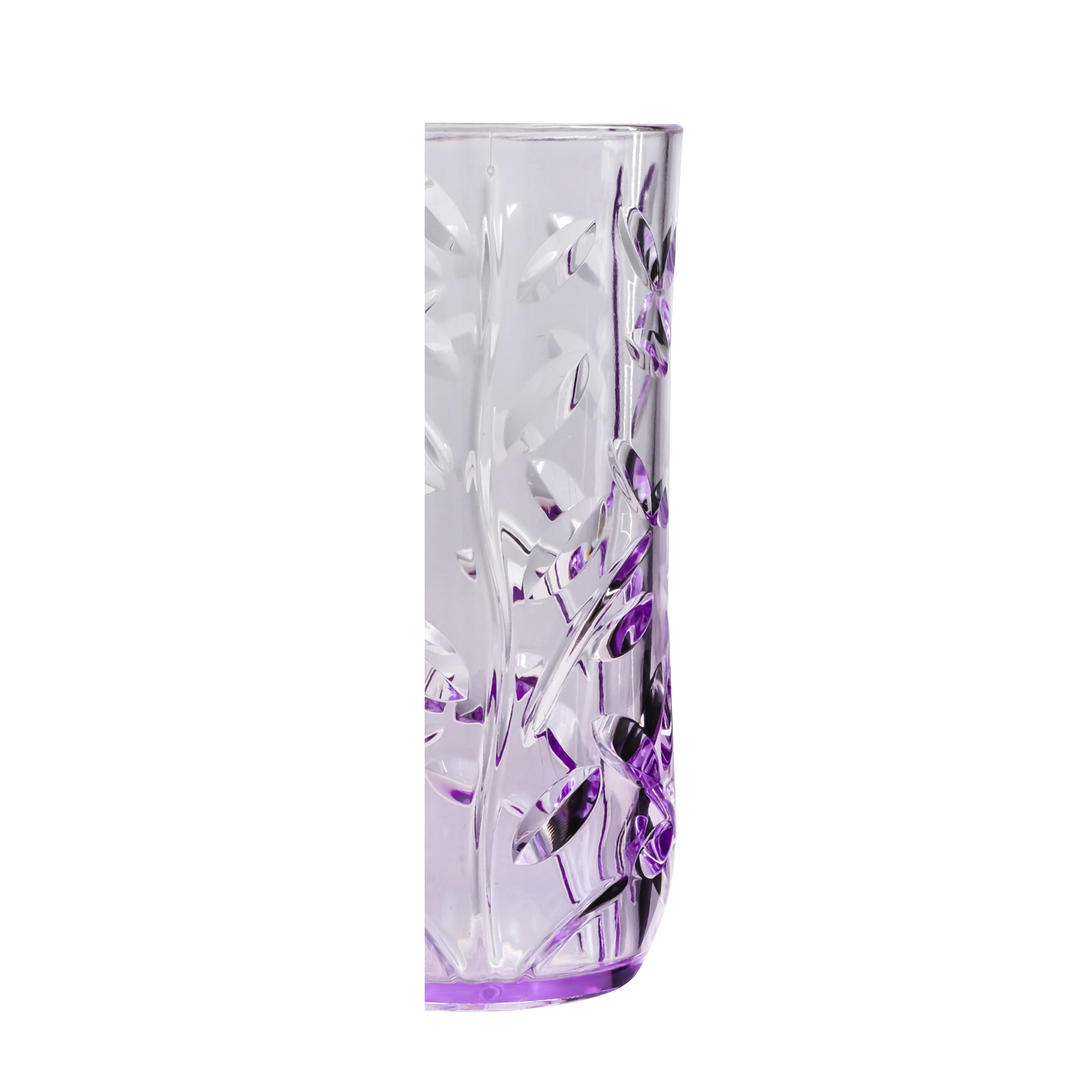 Acrylic Leaves Cut Hb Glass 1Pc