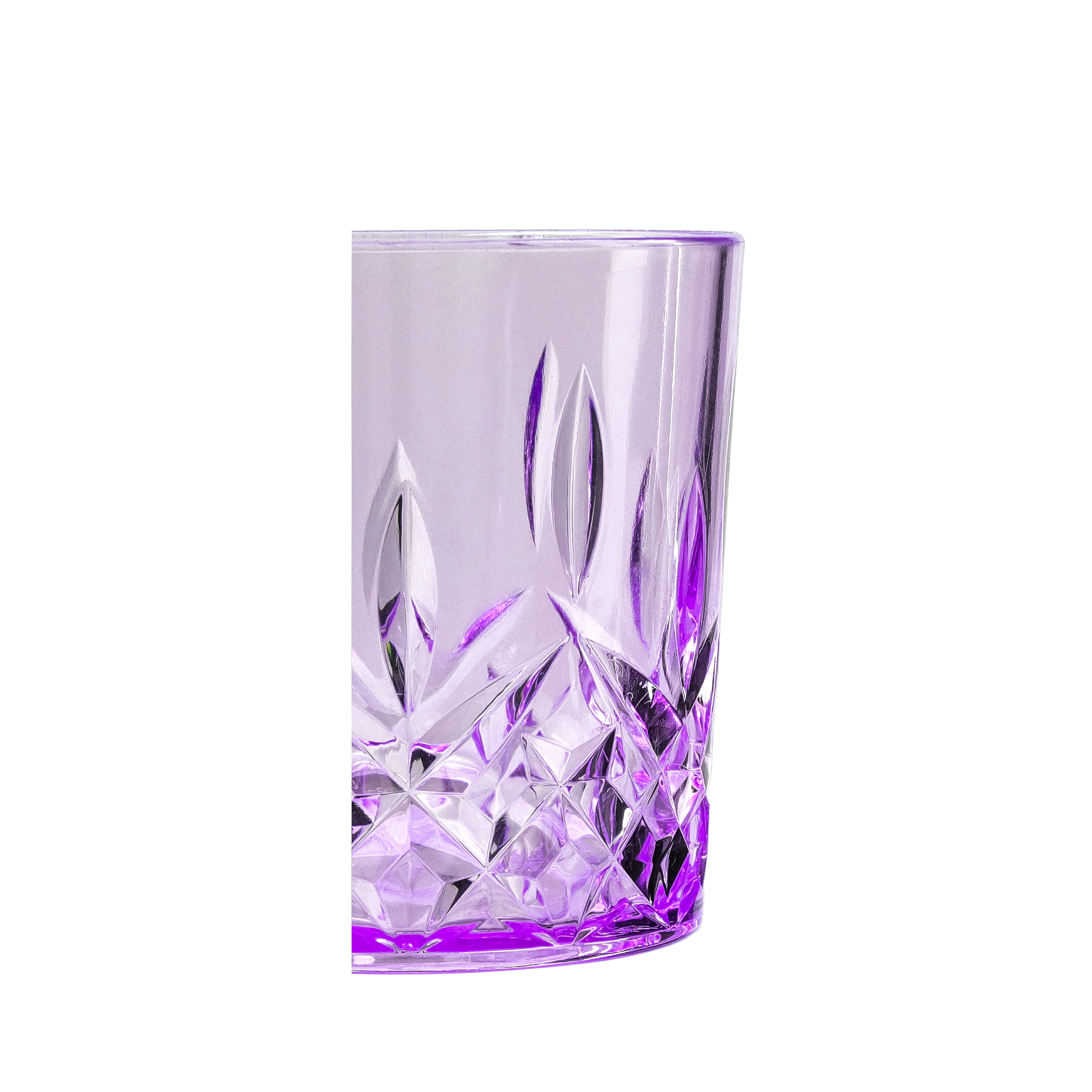 Acrylic Diamond Cut DOF Glass 1Pc