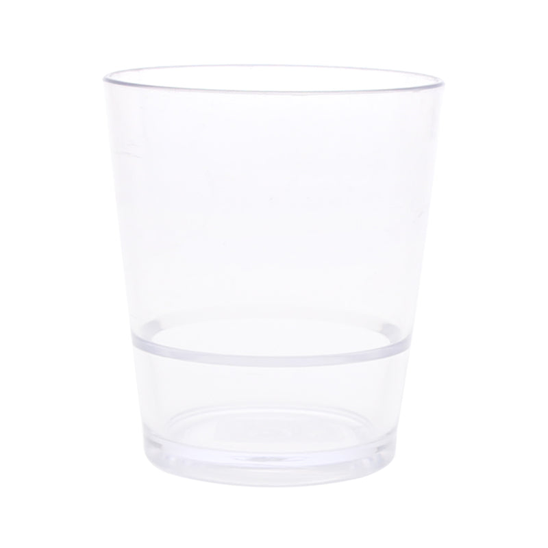 Acrylic Drinking Glass with Ring Design – Transparent, Durable & Lightweight - Habitt