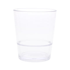 Acrylic Drinking Glass with Ring Design – Transparent, Durable & Lightweight