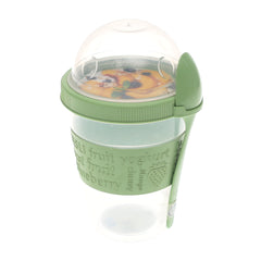 Portable Yogurt Cup with Spoon – BPA‑Free Snack Container for Yogurt, Parfaits & On‑the‑Go Snacks