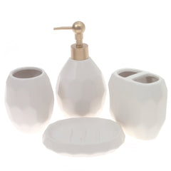 Bath Set White.Str.19221-32