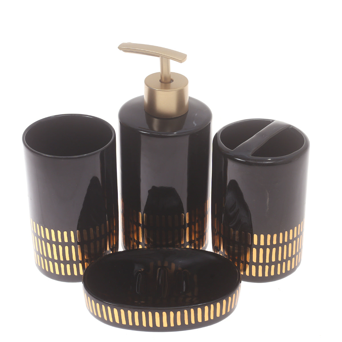 Bath Set Black - 2316