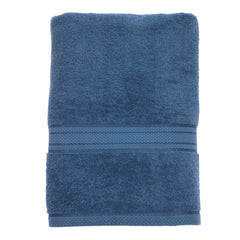 BATH TOWEL - 500GSM.FABRIC.BLUE.27X54.