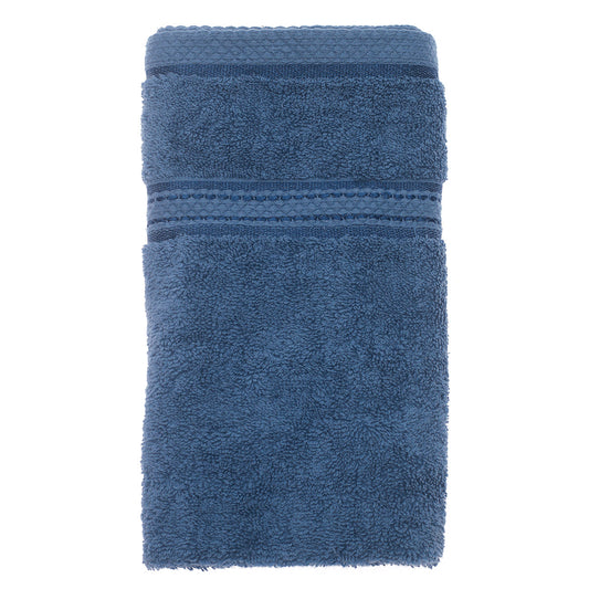 FACE TOWEL - 500GSM.FABRIC.BLUE.16X24. - Habitt