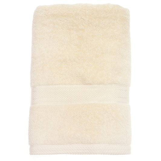 BATH TOWEL - 500GSM.FABRIC.OFF-WHITE.27X54. - Habitt