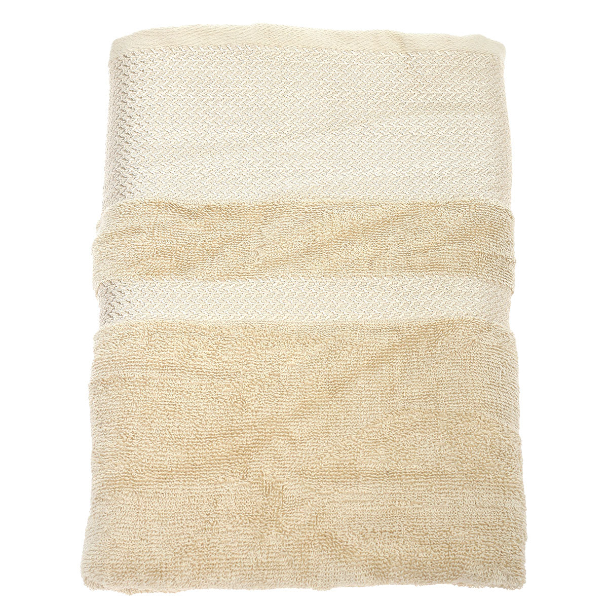 BATH TOWEL 500GSM.FABRIC.BEIGE.27X54