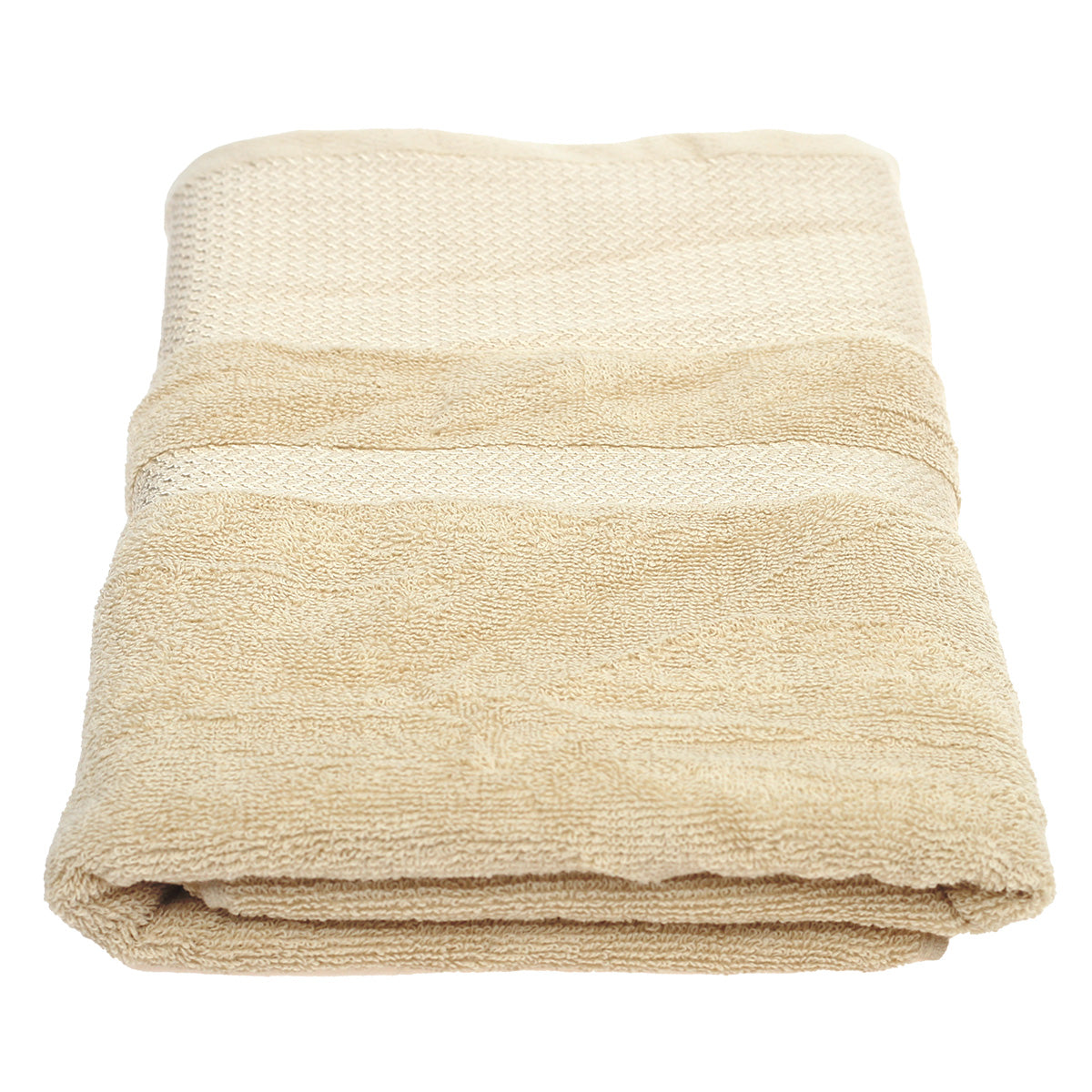 BATH TOWEL 500GSM.FABRIC.BEIGE.27X54