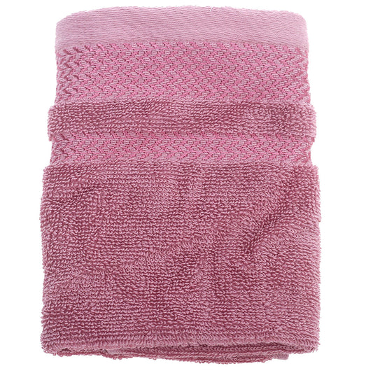 FACE TOWEL 500GSM.FABRIC.Pink.13X13 - Habitt