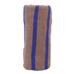 HAND TOWEL.DYED BLUE STRIPE .50x100.
