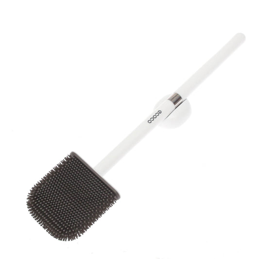 Modern Toilet Brush with Holder – Hygienic & Flexible Cleaning Tool - Habitt
