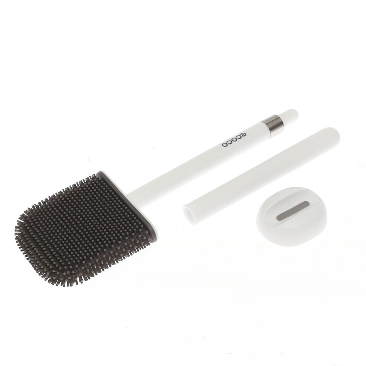 Modern Toilet Brush with Holder – Hygienic & Flexible Cleaning Tool - Habitt