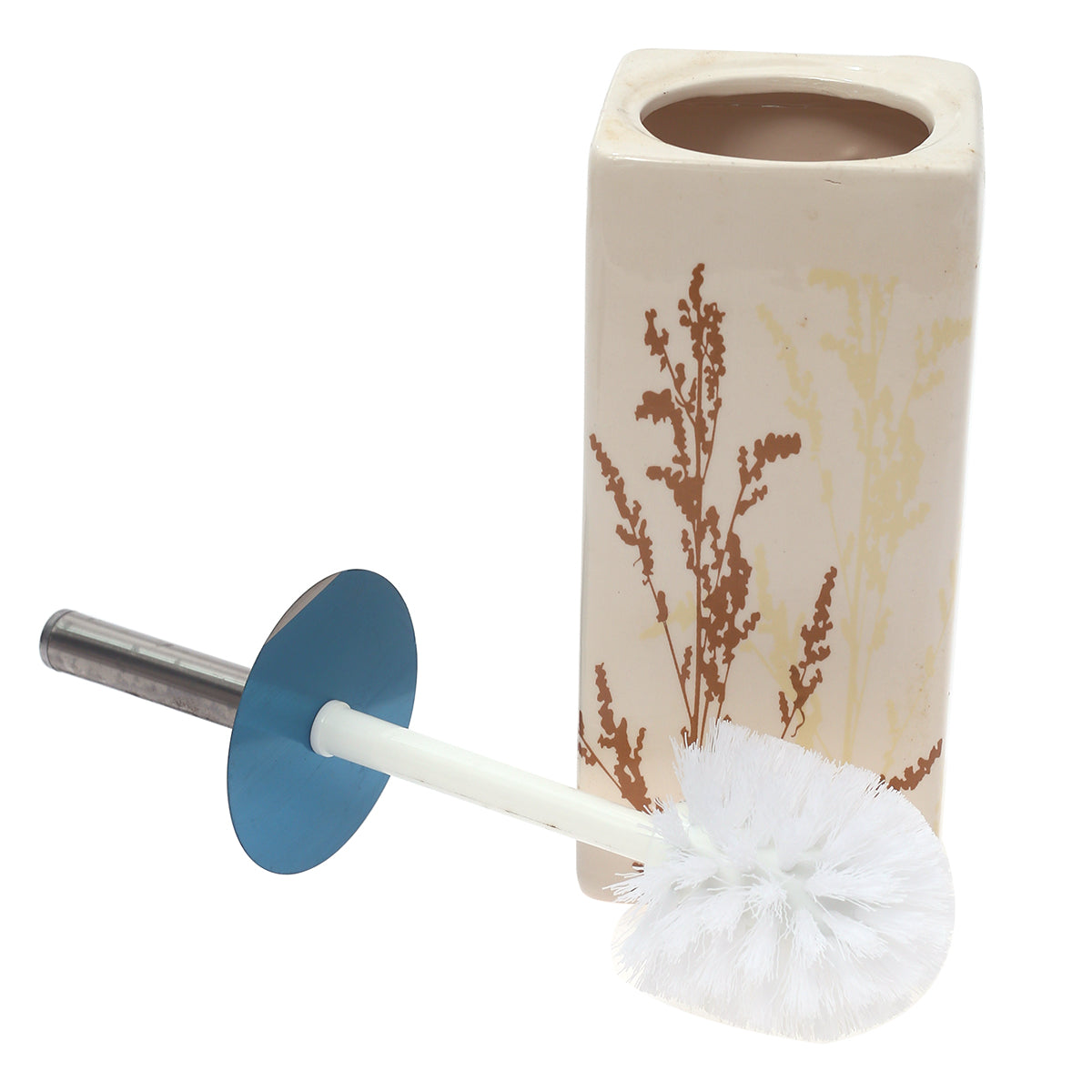 Toilet Brush Leaf Printed Brown.DW10600A